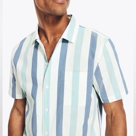 Nautica Stripe Button Down - Picture 3 of 3